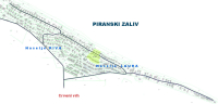 Zemljevid naselij Laura in Riva pri Crvenem vrhu